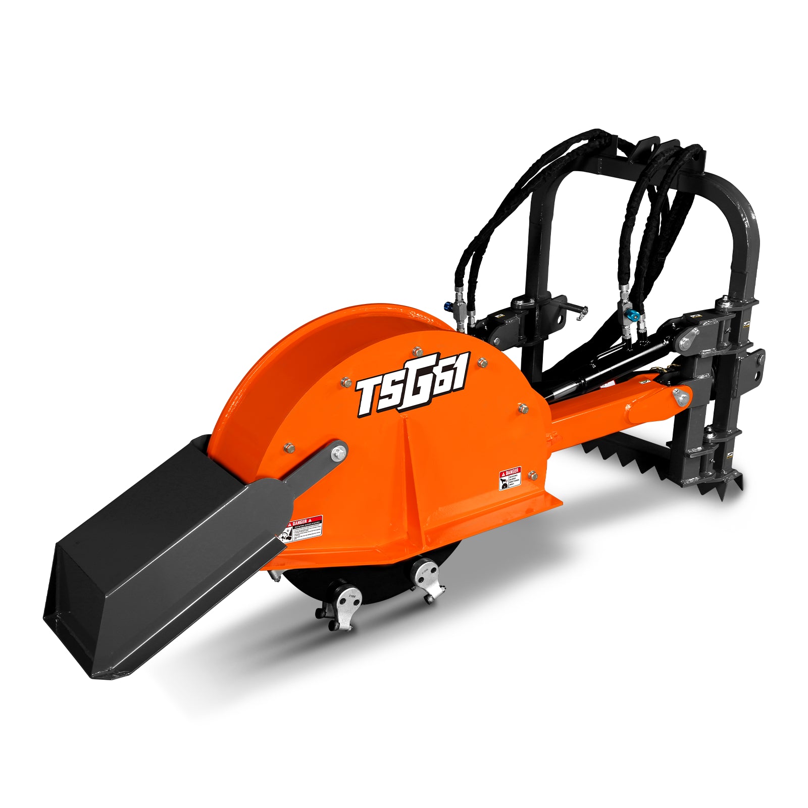 24'' Cutting Wheel Hydraulic Cylinders Stump Grinder, (PTO Shaft Included with Slip Clutch) , 35-60hp, TSG61 24'' Cutting Wheel Hydraulic Cylinders Stump Grinder, (PTO Shaft Included with Slip Clutch) , 35-60hp, TSG61 - Image 1