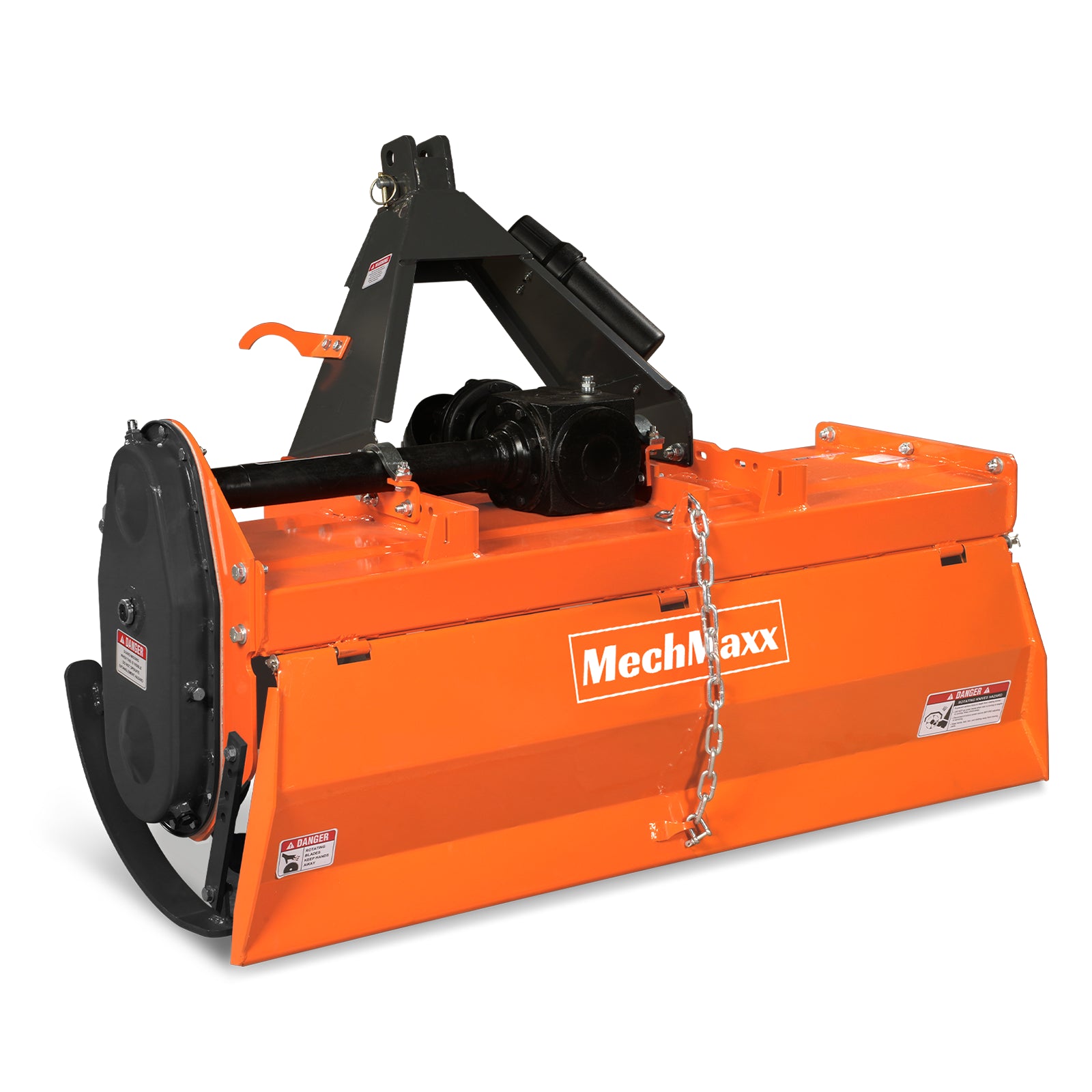 4.5FT 3-Point Gear Drive Rotary Tiller, 25-45HP Tractor, PTO Shaft Included (With Slip Clutch), Cat. 1 Hookup , RT450 4.5FT 3-Point Gear Drive Rotary Tiller, 25-45HP Tractor, PTO Shaft Included (With Slip Clutch), Cat. 1 Hookup , RT450 - Image 1