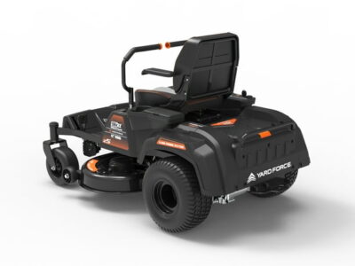 Yard Force YF56vRX Z42-562 42-Inch Zero Turn Mower, 56V Battery, 4-Acre Range, 3-in-1 Cutting, 5-Inch LCD, Plush Seat w/ Armrests, LED Lights, USB...