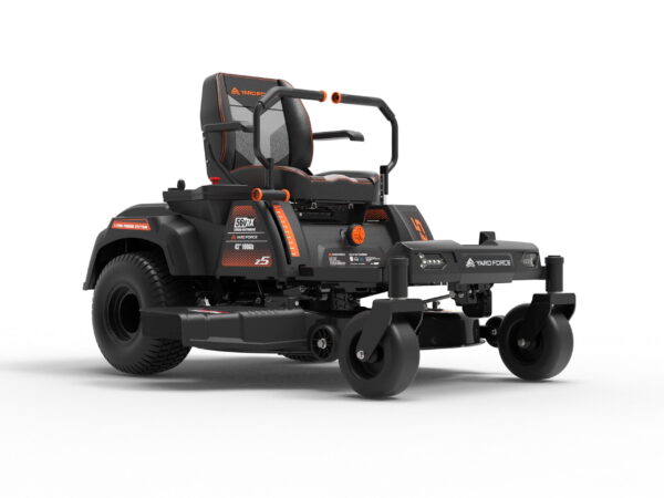 Yard Force YF56vRX Z42-562 42-Inch Zero Turn Mower, 56V Battery, 4-Acre Range, 3-in-1 Cutting, 5-Inch LCD, Plush Seat w/ Armrests, LED Lights, USB...